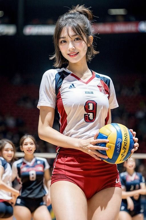 美女図鑑:バレー部 サンプル3ページ目