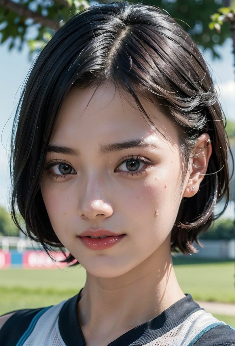 陸上女子の汗 サンプル7ページ目