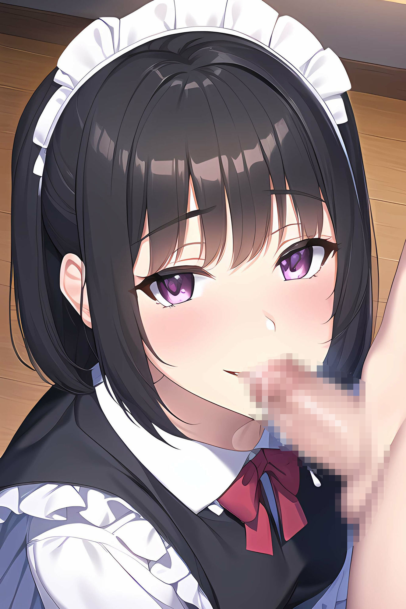 黒髪メイドのご奉仕えっち サンプル4ページ目