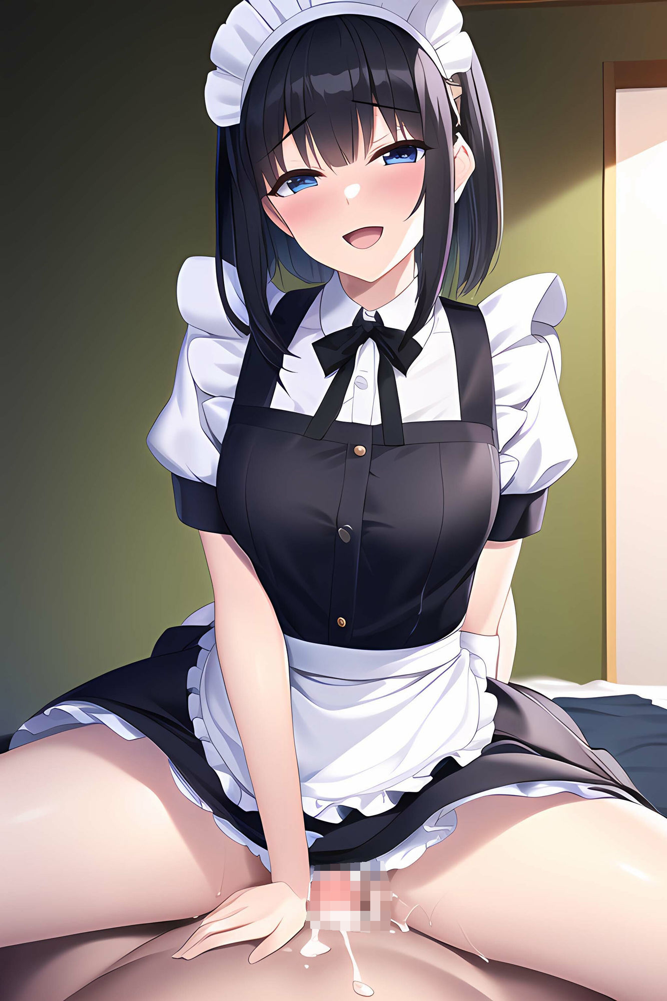 黒髪メイドのご奉仕えっち サンプル6ページ目