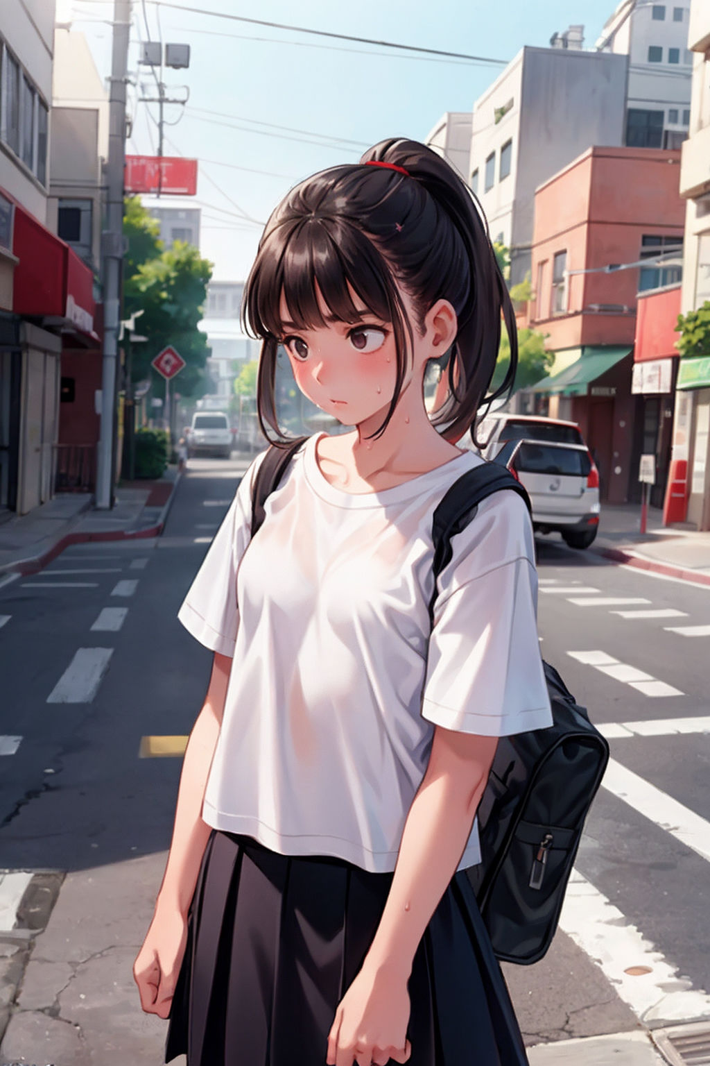 困ってるのでごはんおごってくれませんか？家出少女と同棲生活 サンプル1ページ目