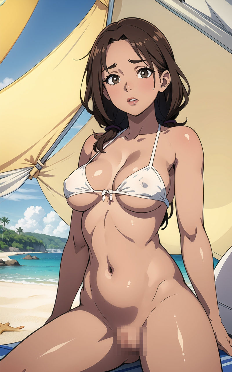 【NTR】人妻ナンパ〜家族連れの人妻をテントに連れ込む〜 サンプル5ページ目