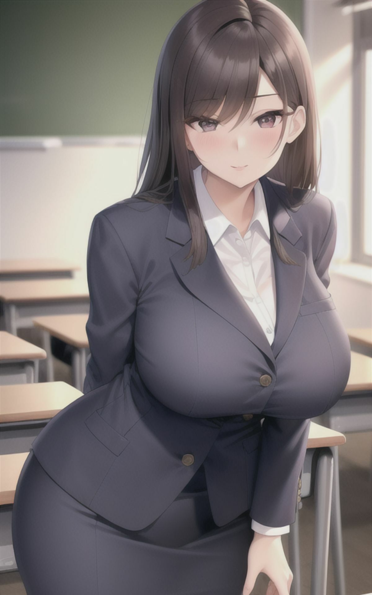 AI美女イラストvol.9えちえち学園パラダイス サンプル1ページ目