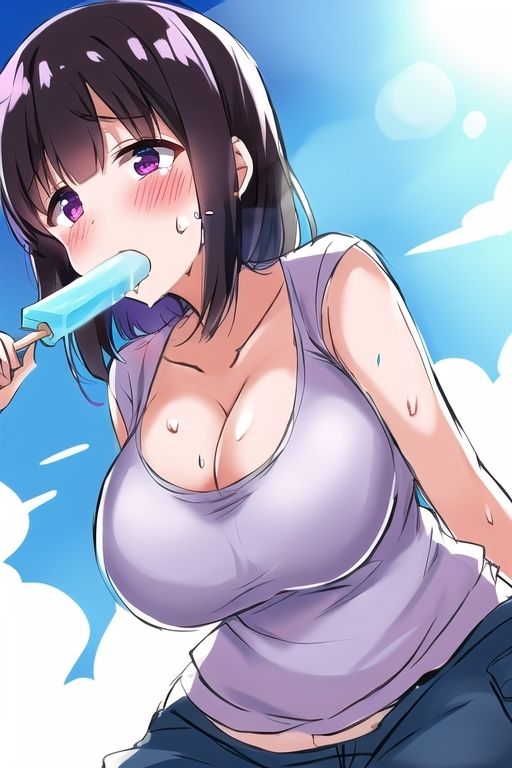 ペロペロしているお姉さんを眺めたい！ サンプル1ページ目