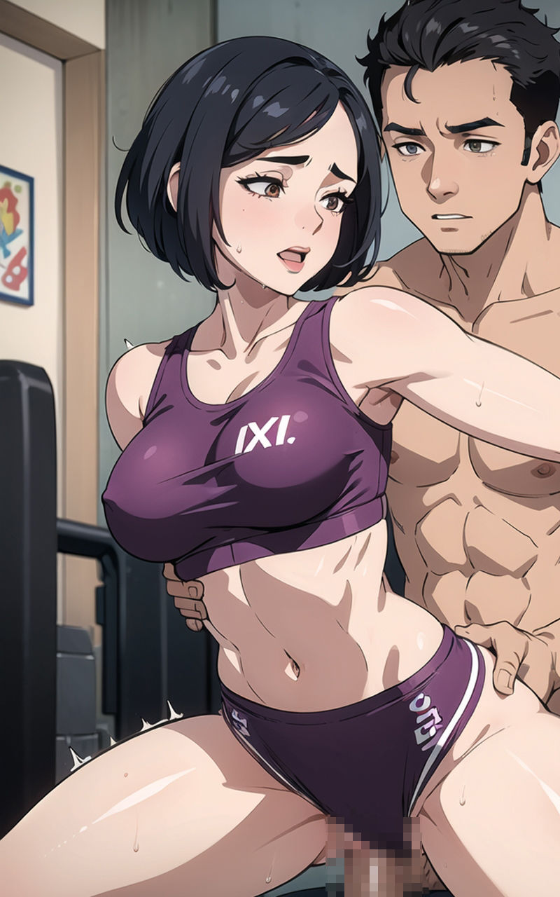 スポーツジムで○される主婦達【NTR】 サンプル2ページ目