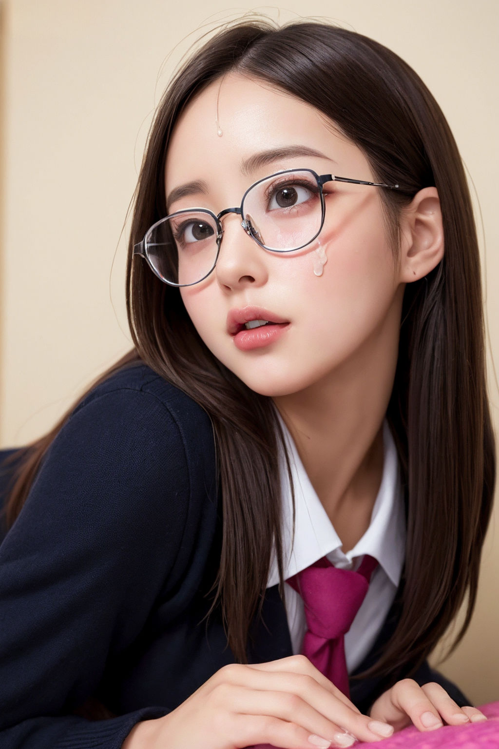 おでこちゃん 巨乳でめがねのJ〇おでこちゃん サンプル1ページ目