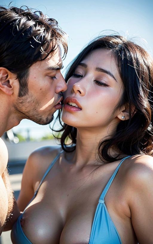 「ヌーディストビーチで出会った美女と…〜迷い込んだ快感の迷路〜」（全410ページ） サンプル3ページ目