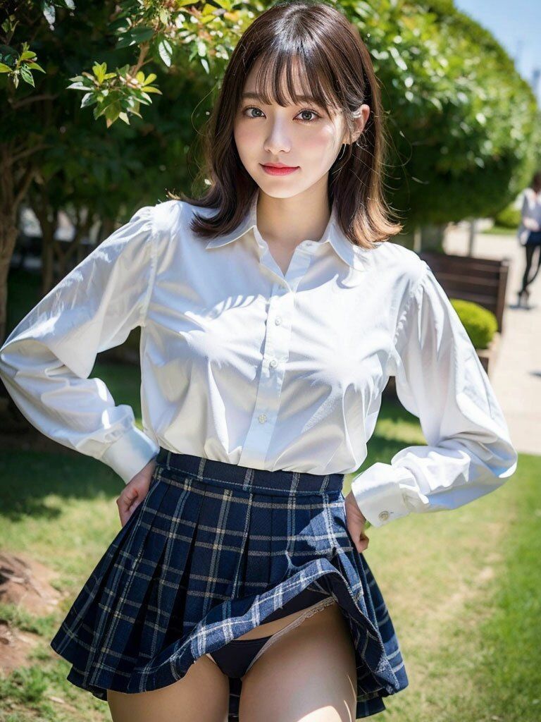 【絶対に信じられないパンツの見せ方】美女グラビアパンツ見せてくる！！！ サンプル1ページ目
