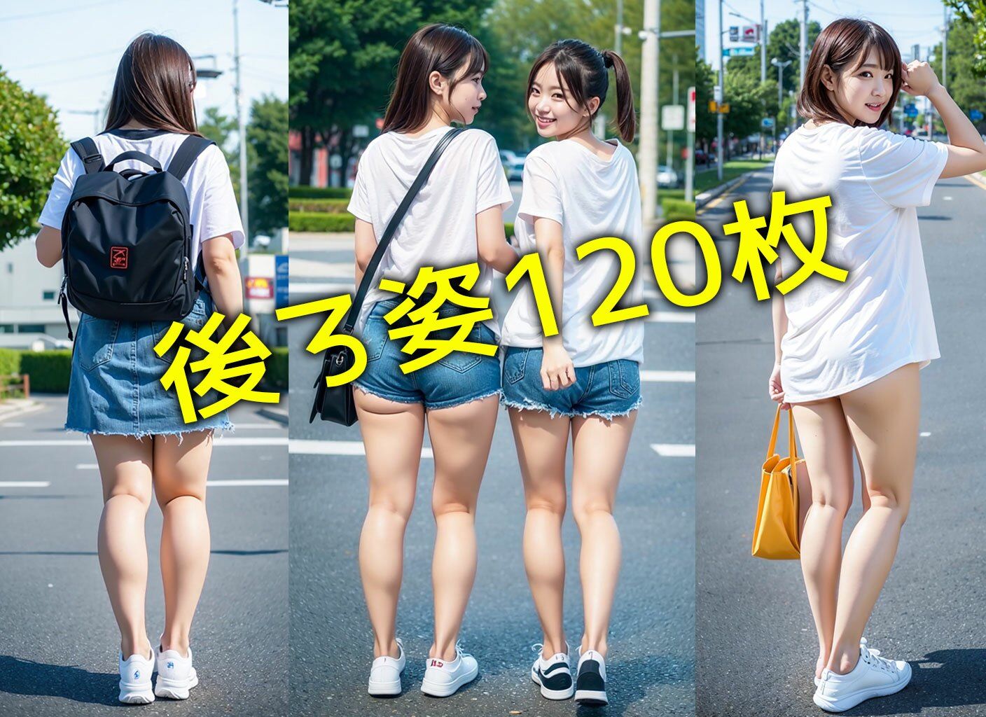 デニムミニショートパンツ美脚フェチマニア500枚 大好きな女子大生の日常の姿 サンプル2ページ目