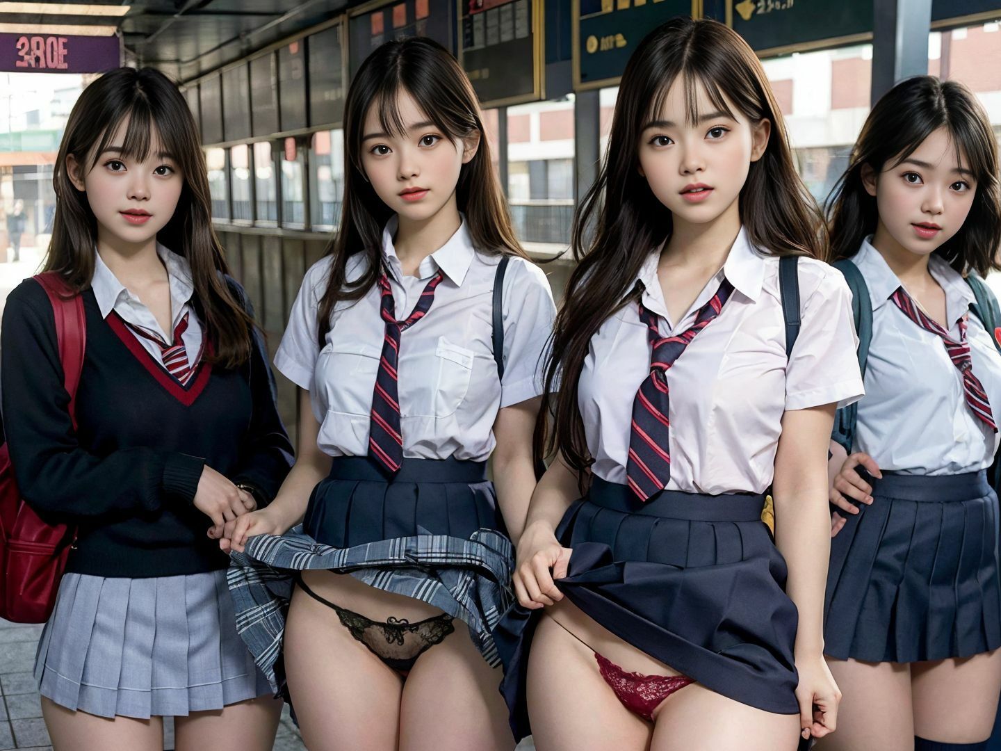 パンチラJKコレクション 清楚系女子のスカートの中身は...？ サンプル4ページ目