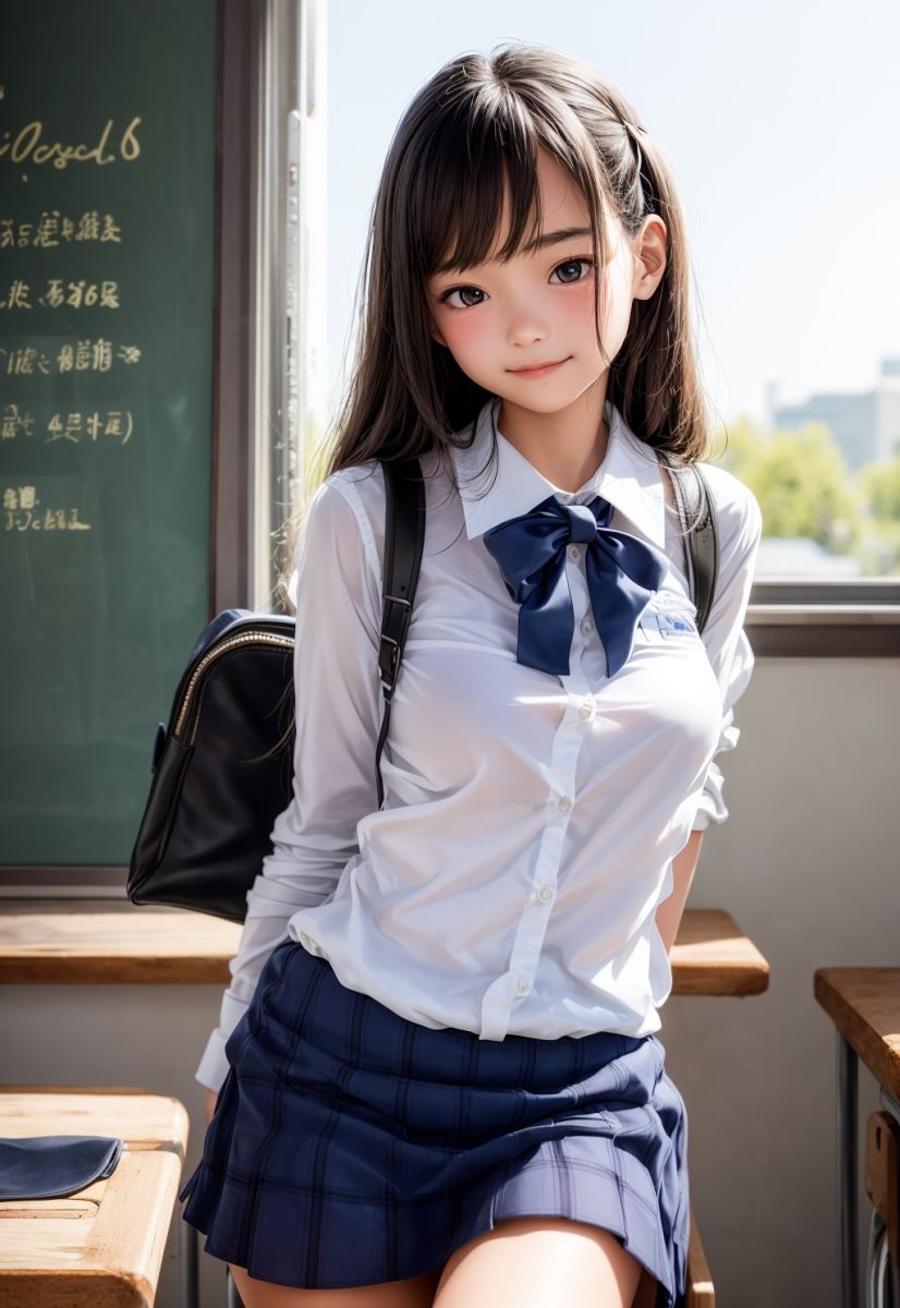 透明≒少女 教室編 サンプル2ページ目