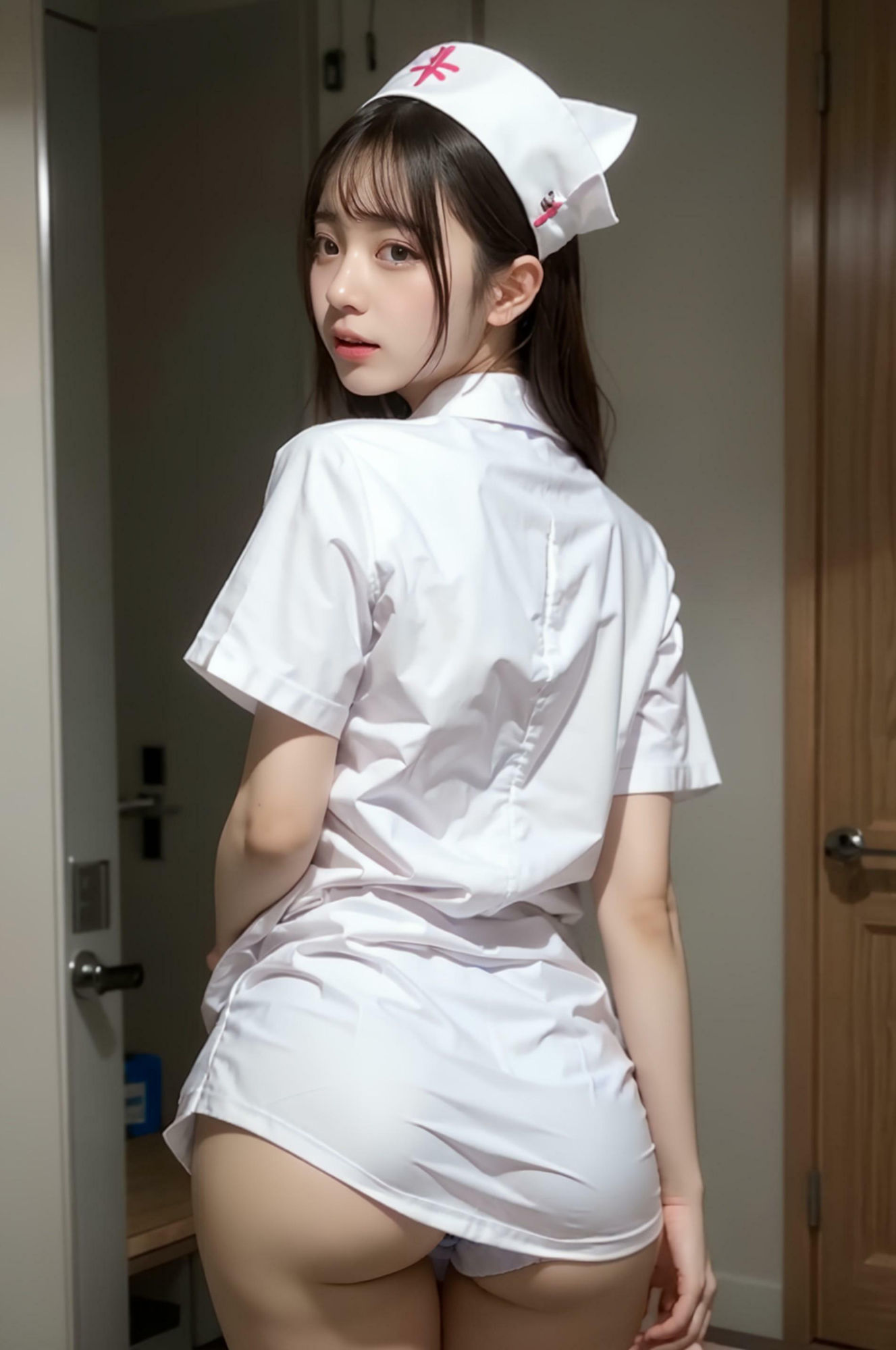 エッチな看護師がムラムラしちゃう 〜妄想AI美女イラスト集vol.13 看護師 ナース 満載〜 サンプル3ページ目