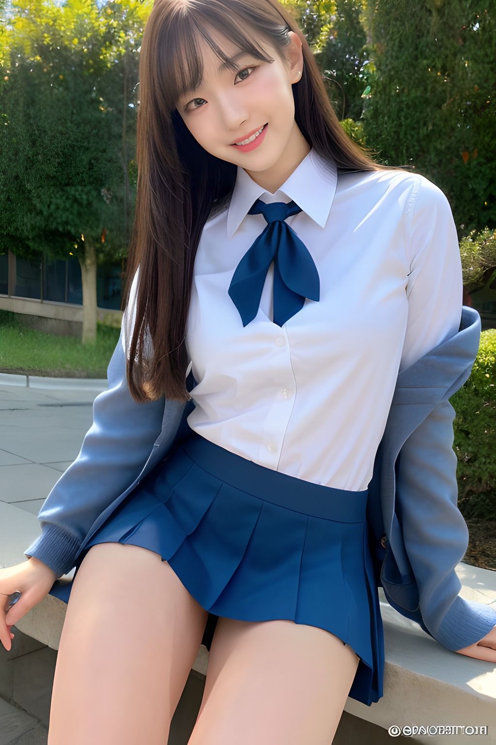 私の生徒たち 太もも編 AIグラビア写真集 サンプル3ページ目