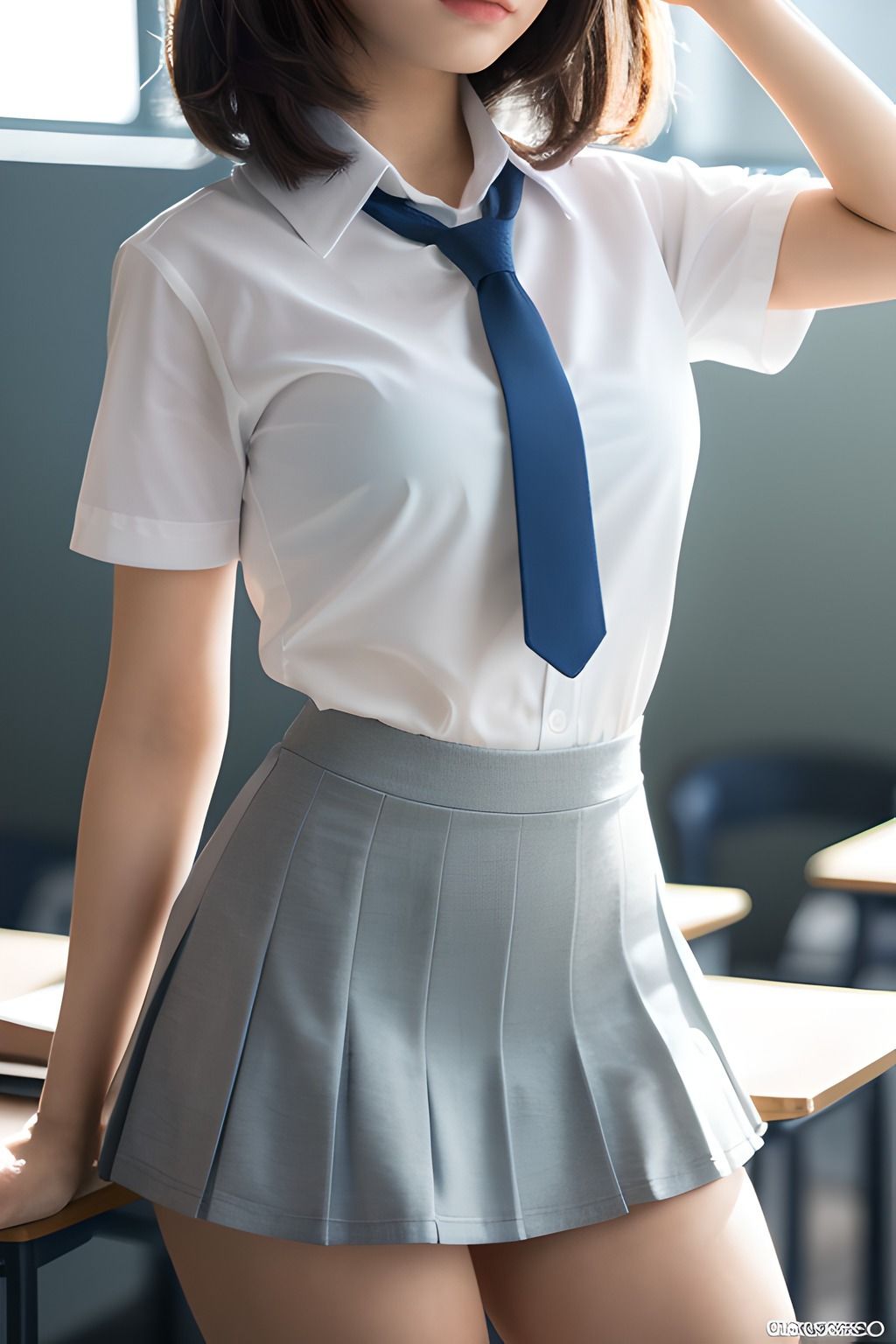 私の生徒たち 太もも編 AIグラビア写真集 サンプル5ページ目
