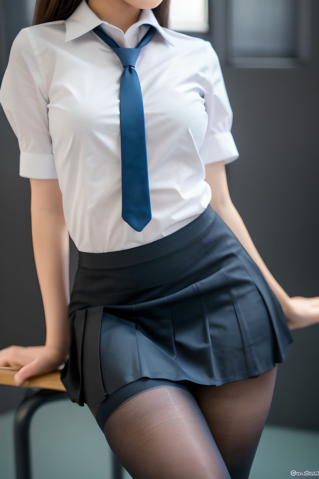 私の生徒たち パンスト編 AIグラビア写真集 サンプル1ページ目
