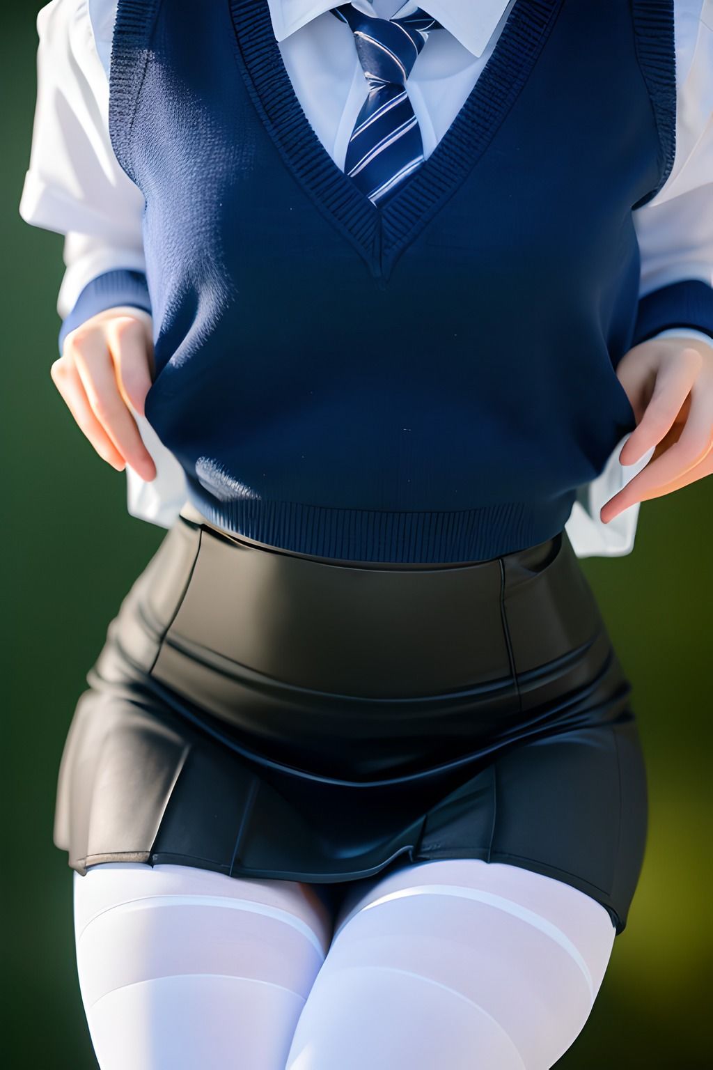 私の生徒たち パンスト編 AIグラビア写真集 サンプル2ページ目