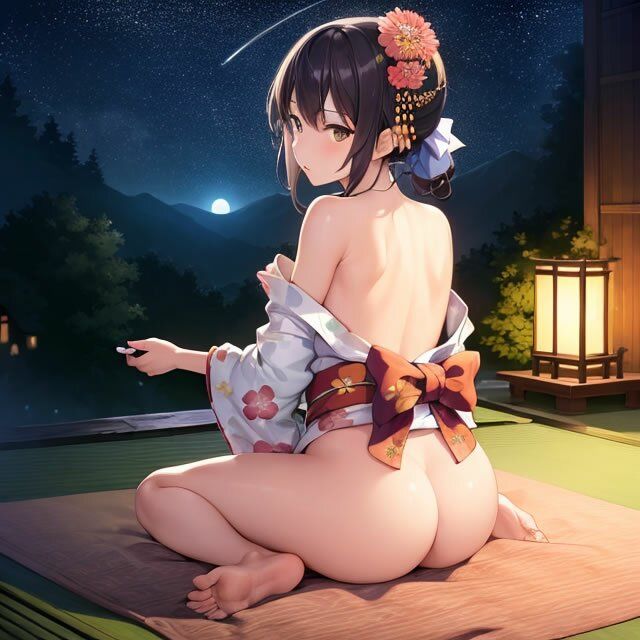 夏の夜の浴衣美女 〜 明 〜 サンプル3ページ目