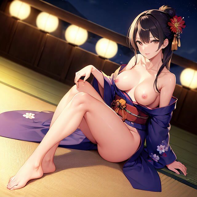 夏の夜の浴衣美女 〜 明 〜 サンプル5ページ目