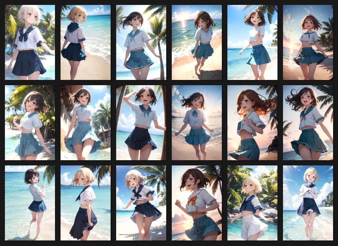 【お試し価格】Summer【全年齢向けVER】 サンプル1ページ目