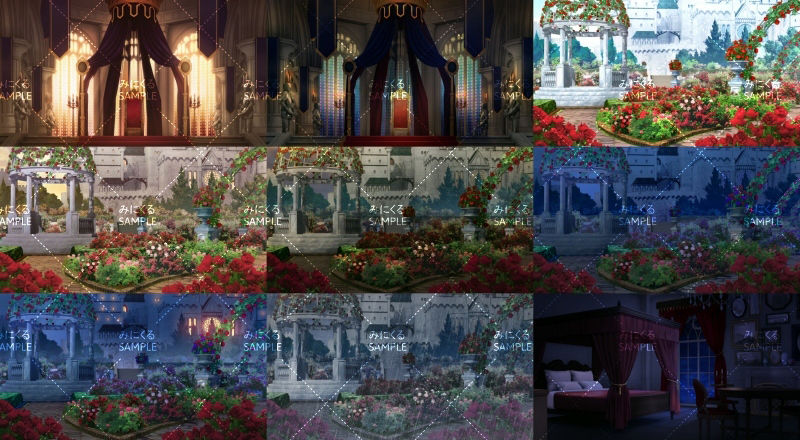 みにくる背景CG素材集『ファンタジー編』part06 サンプル3ページ目