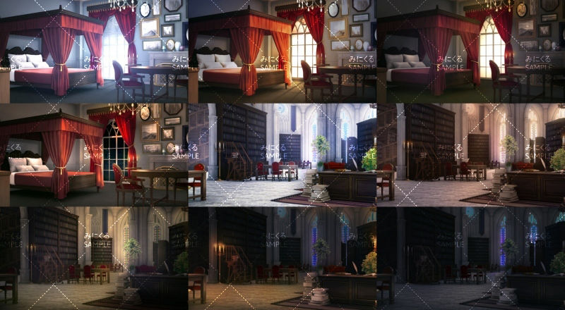 みにくる背景CG素材集『ファンタジー編』part06 サンプル4ページ目