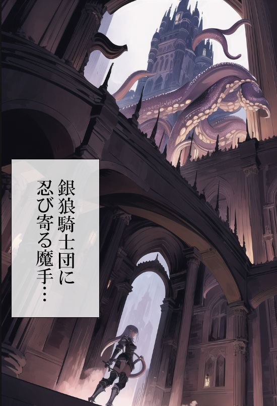 触手シリーズ2:触手に嬲られる女騎士たち〜銀狼騎士団の受難 サンプル3ページ目