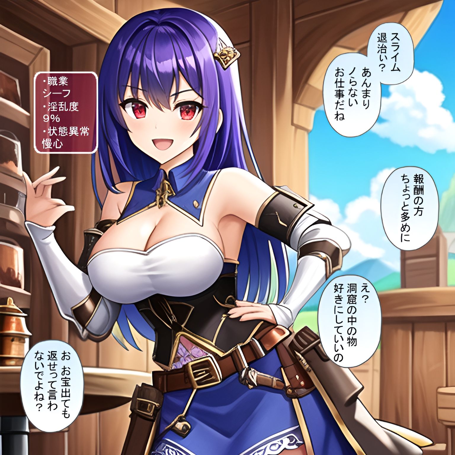 即オチ2（＋1）コマ！淫魔のスライムに敗北し家畜へと堕とされる女冒険者たち サンプル8ページ目