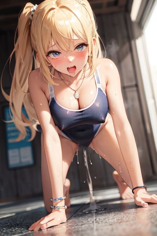 スク水ぬれぬれギャル サンプル7ページ目
