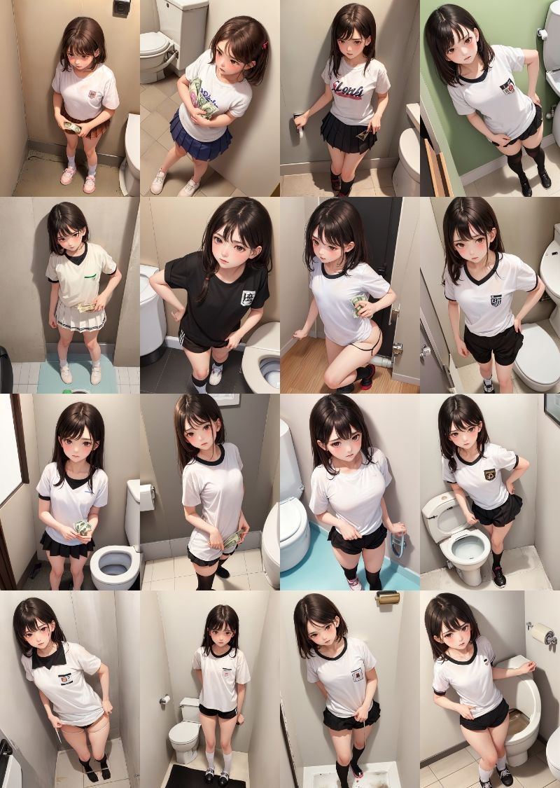 パパ活肉便器 〜親にGPSで監視されてるから仕方なく公衆便所でマンコ売る〜 サンプル9ページ目