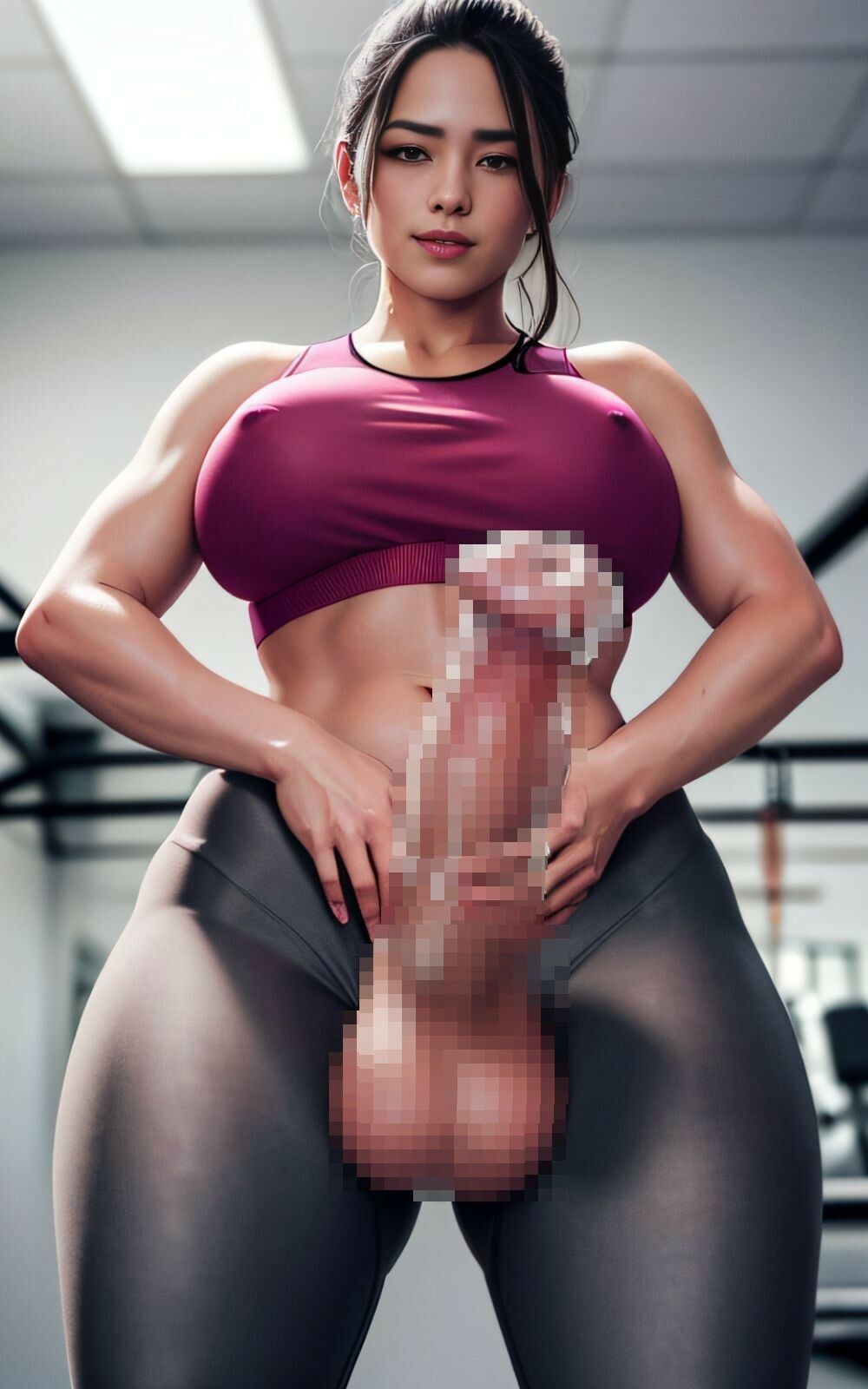 巨乳・巨根のふたなり集！！〈AICG集〉 サンプル4ページ目