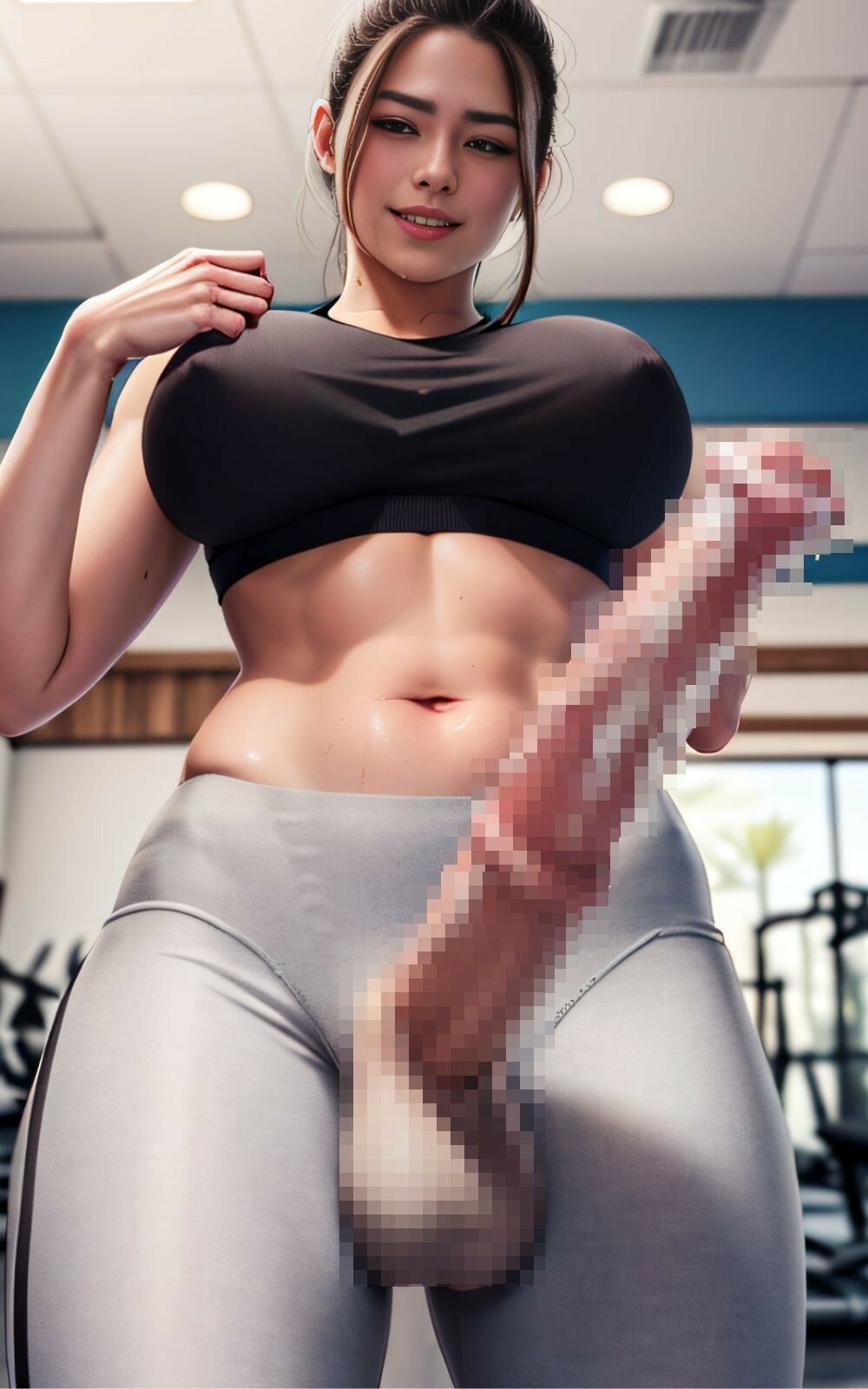 巨乳・巨根のふたなり集！！〈AICG集〉 サンプル5ページ目