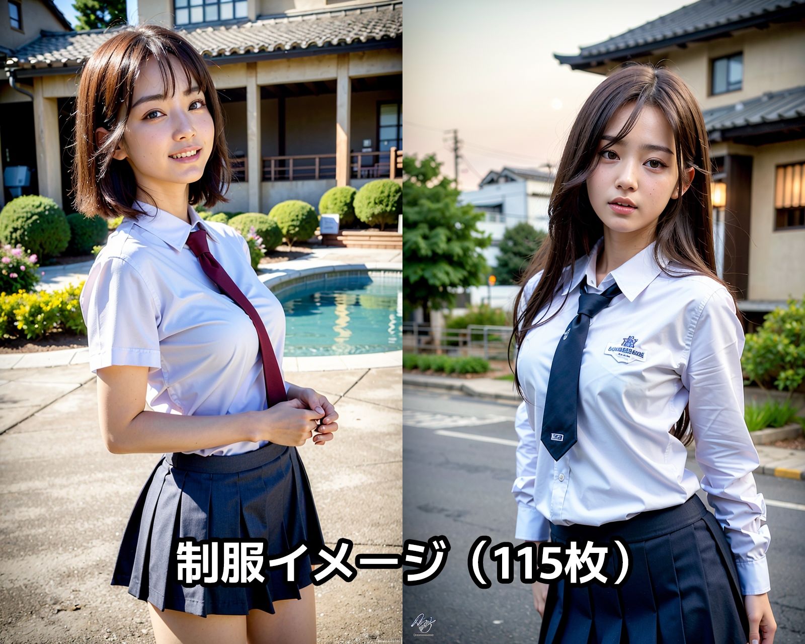 女子校生と温泉旅行 サンプル1ページ目