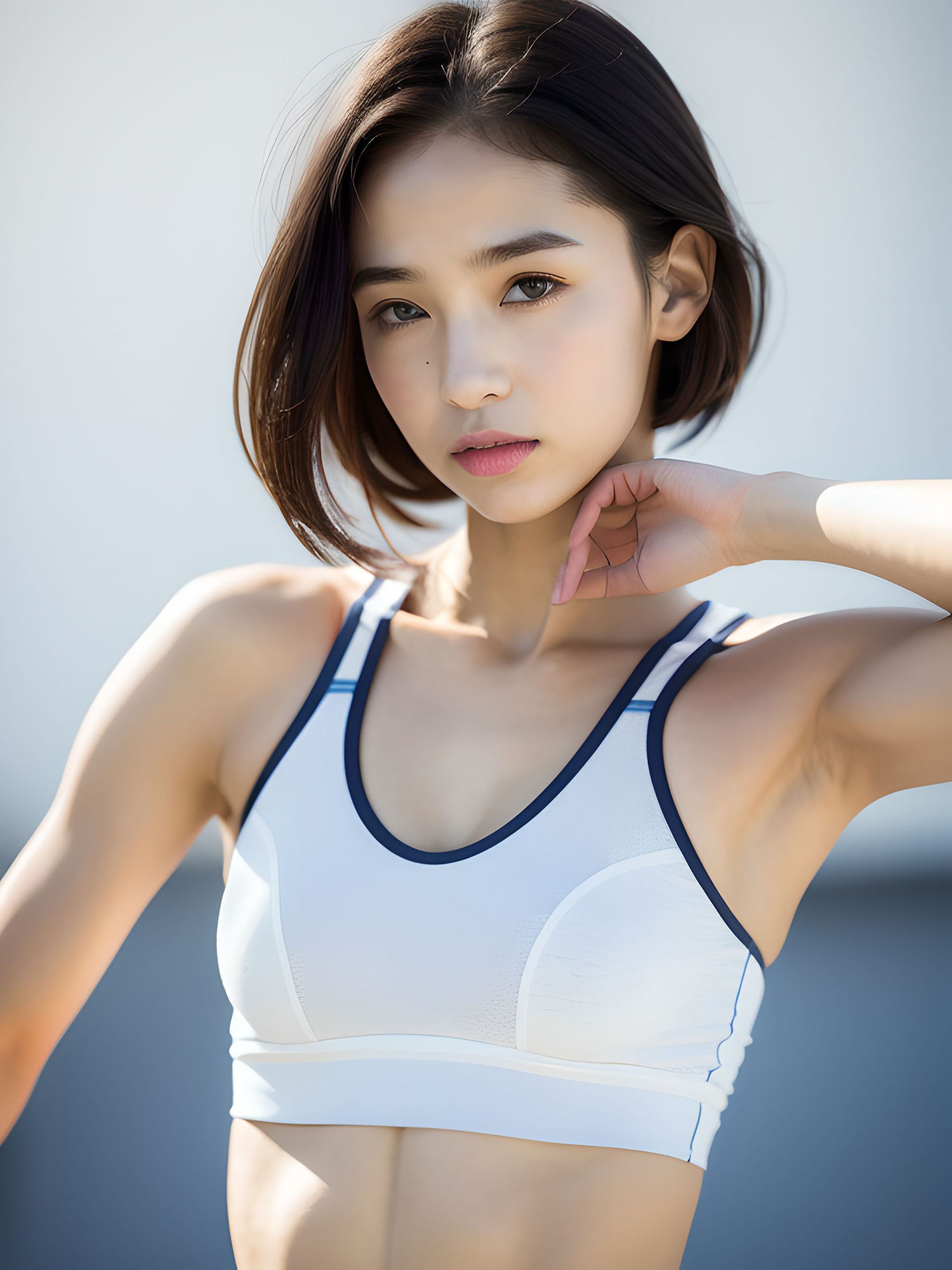 陸女 Athletic Physique Women（高画質アップスケール版） サンプル2ページ目