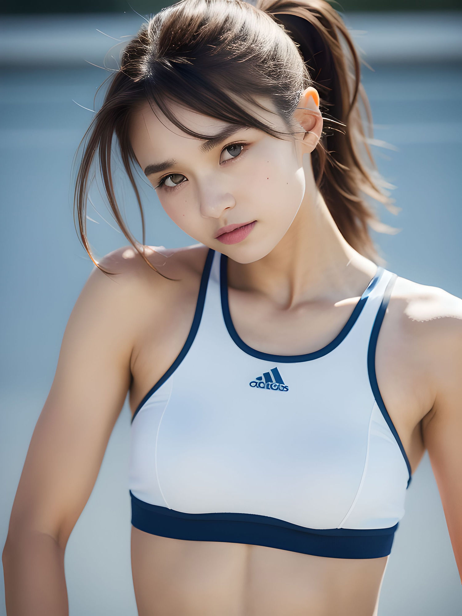 陸女 Athletic Physique Women（高画質アップスケール版） サンプル4ページ目