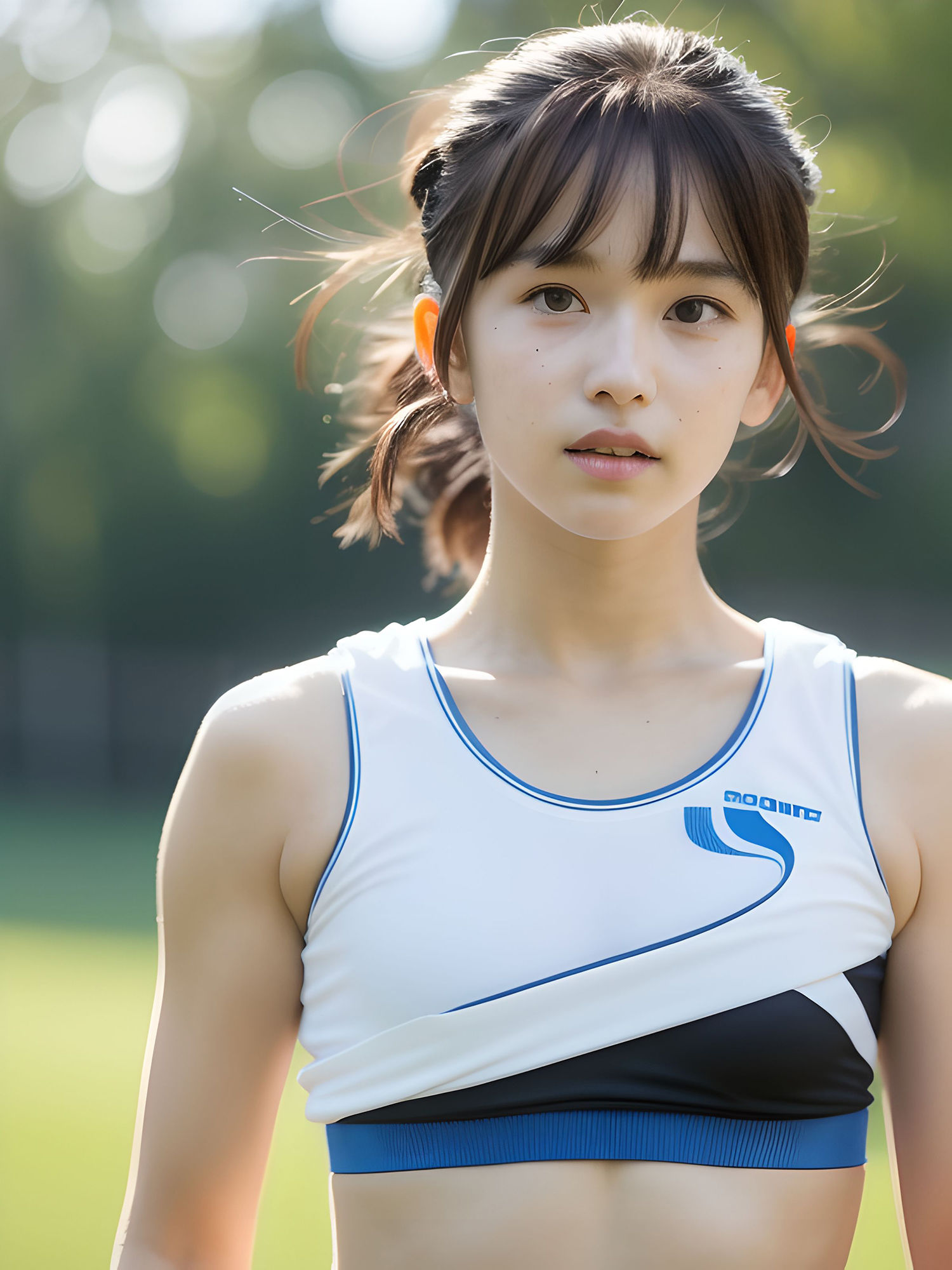 陸女 Athletic Physique Women（高画質アップスケール版） サンプル9ページ目