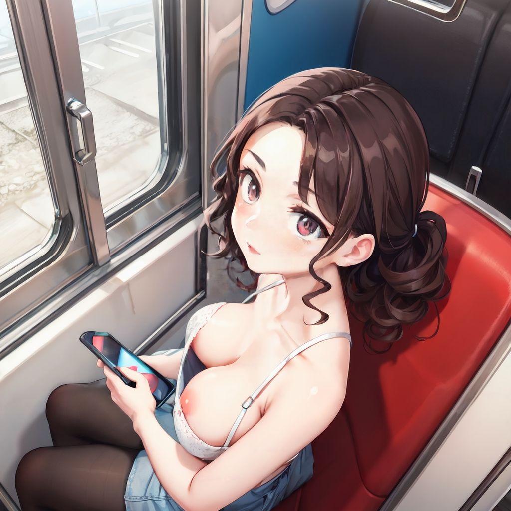 スマホに夢中 サンプル4ページ目