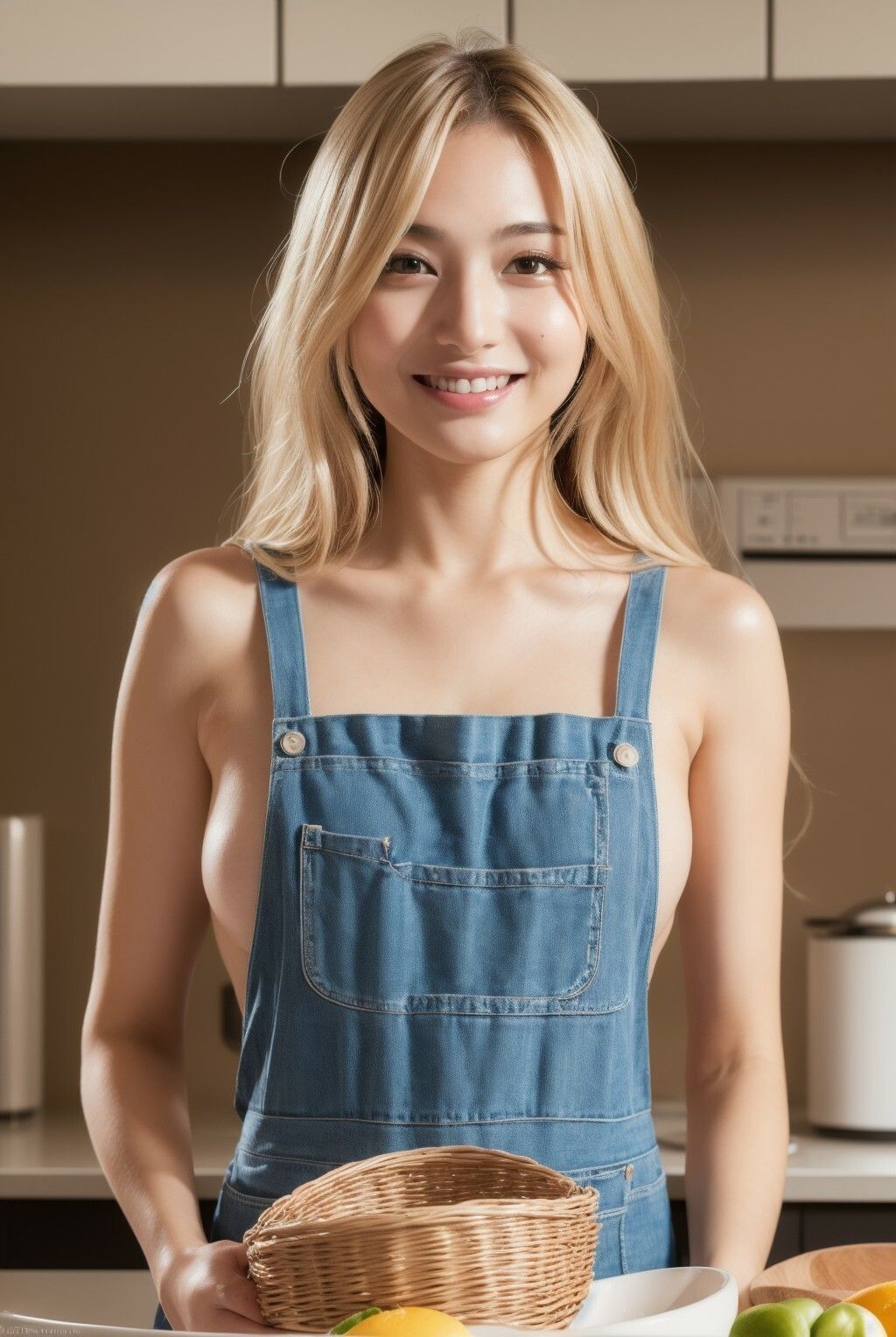 裸エプロン 巨乳美女だらけのキッチン サンプル1ページ目