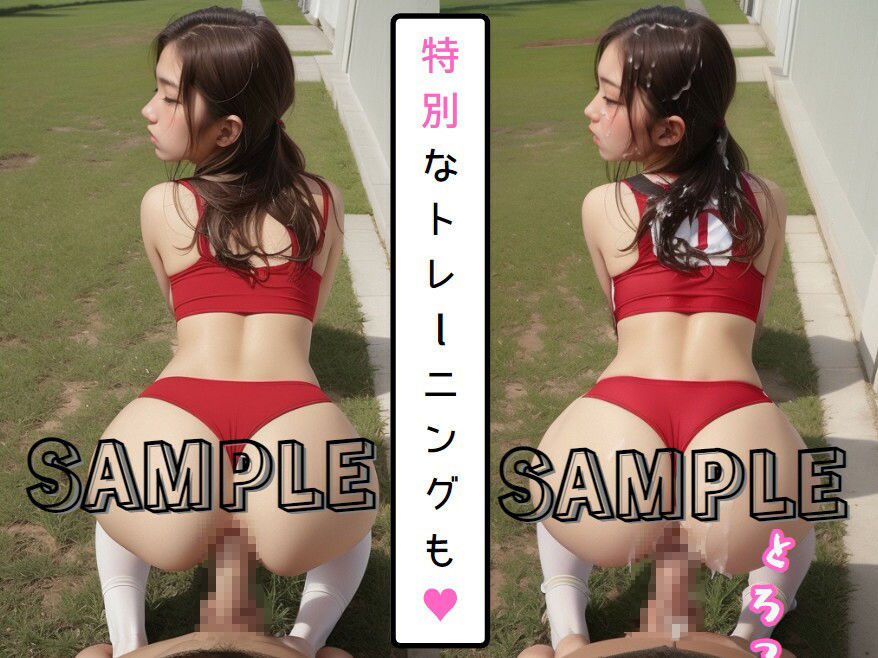 陸上部のひみつ2 後ろからの密着指導 サンプル3ページ目