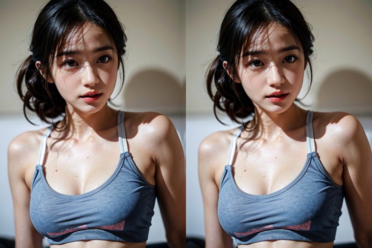 あなたの疲れ目に！ Vol.2 筋トレ女子 サンプル4ページ目