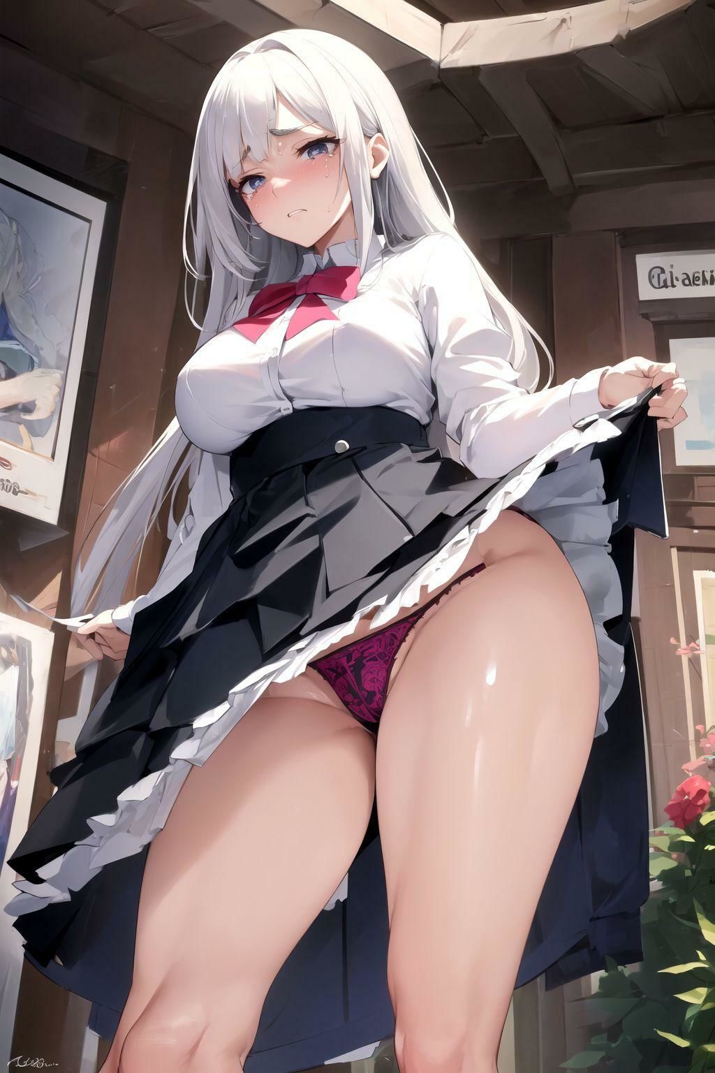 泣きながらパンツ見せてくる美少女2 サンプル6ページ目