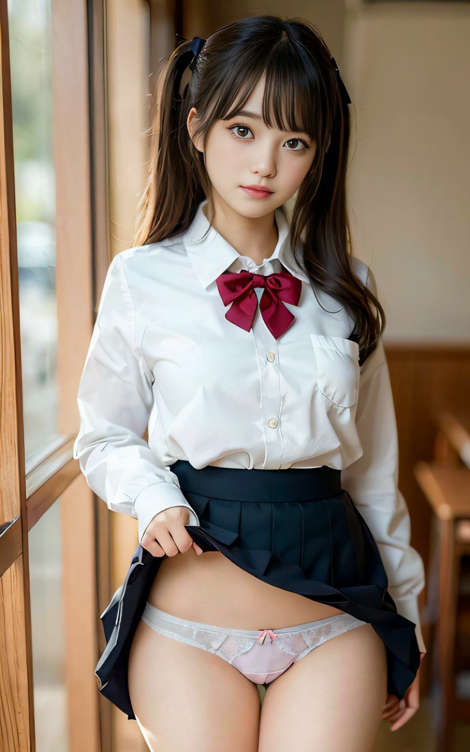 たくし上げシリーズvol.01女子校生編 サンプル5ページ目