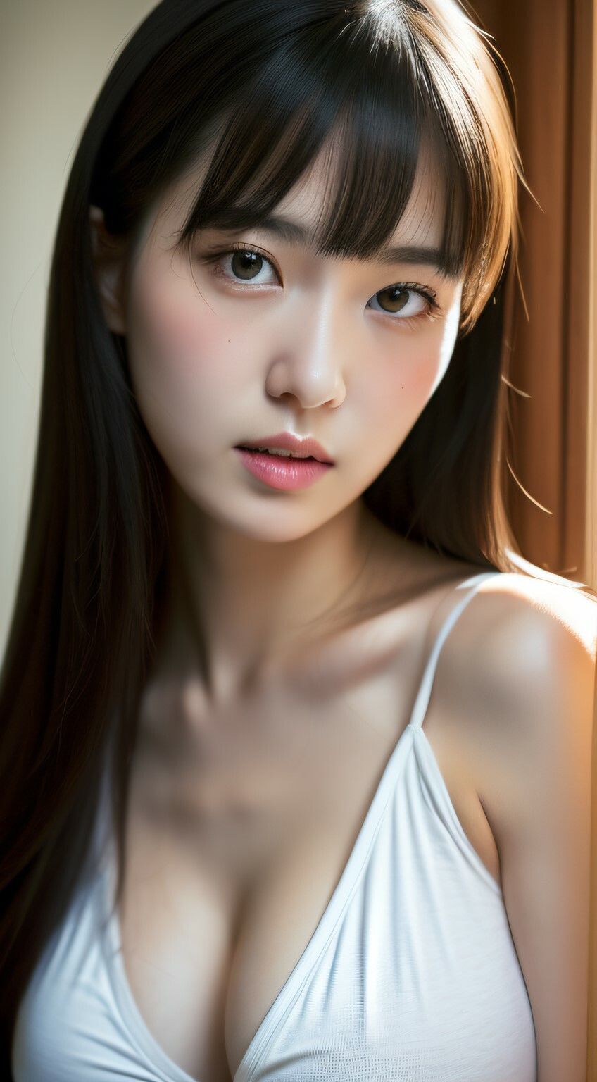 黒髪:くろかみロングの美人グラビア【AI美女写真集】 サンプル3ページ目