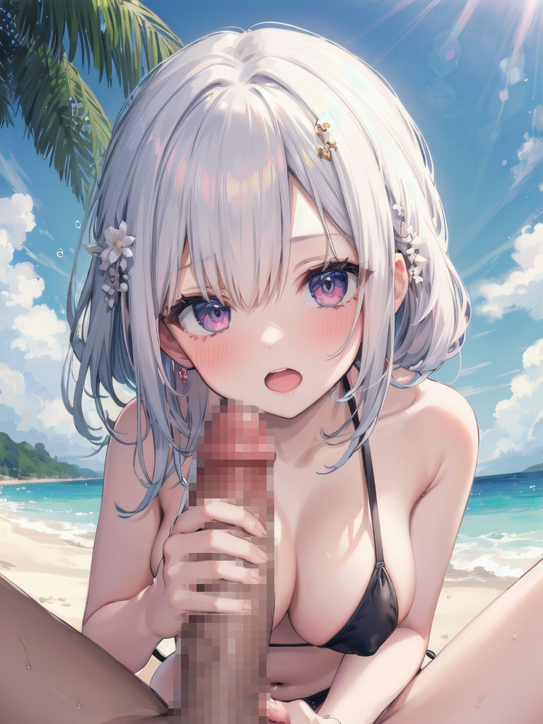 巨乳水着HCG集 サンプル1ページ目