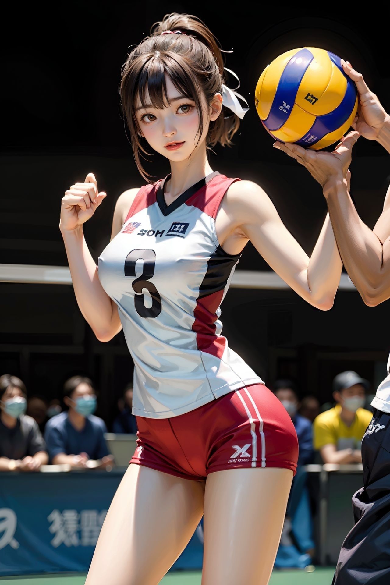 女子バレー部生写真 サンプル3ページ目