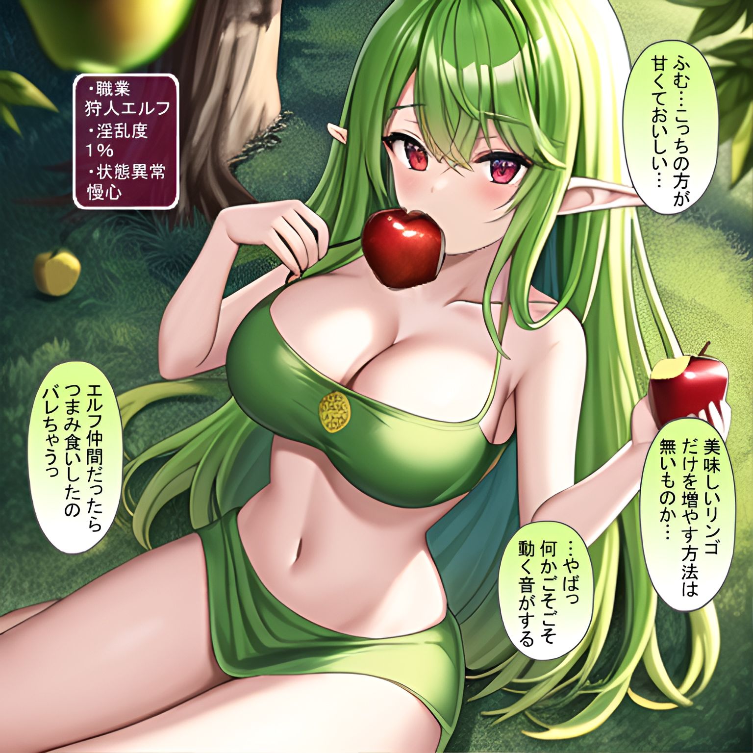 即オチ2（＋1）コマ！3 淫魔のスライムに敗北し家畜へと堕とされる女冒険者たち 〜エルフの里編〜 サンプル5ページ目