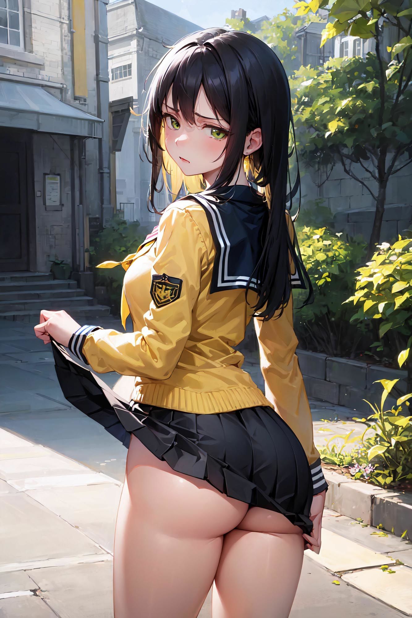 JKにパンツをみせてもらうように土下座して頼んでみた2 サンプル3ページ目