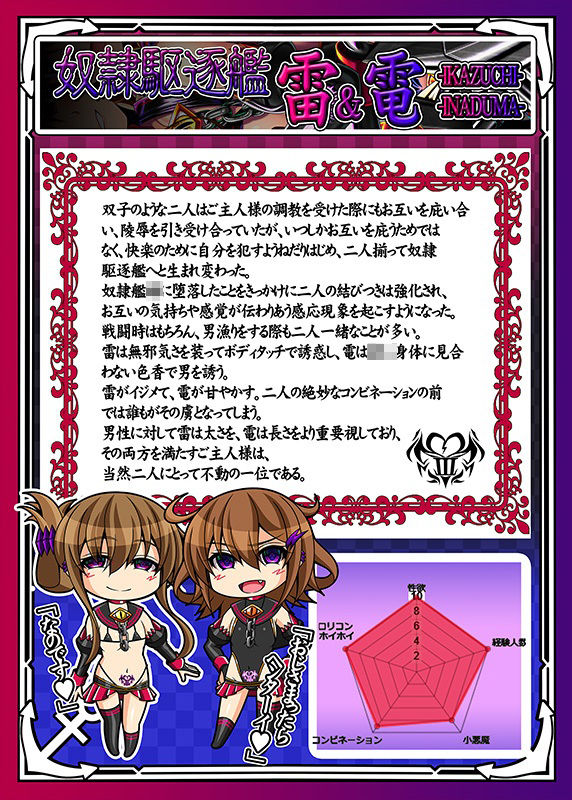 悪堕艦〇名鑑弐【完全版】 サンプル4ページ目