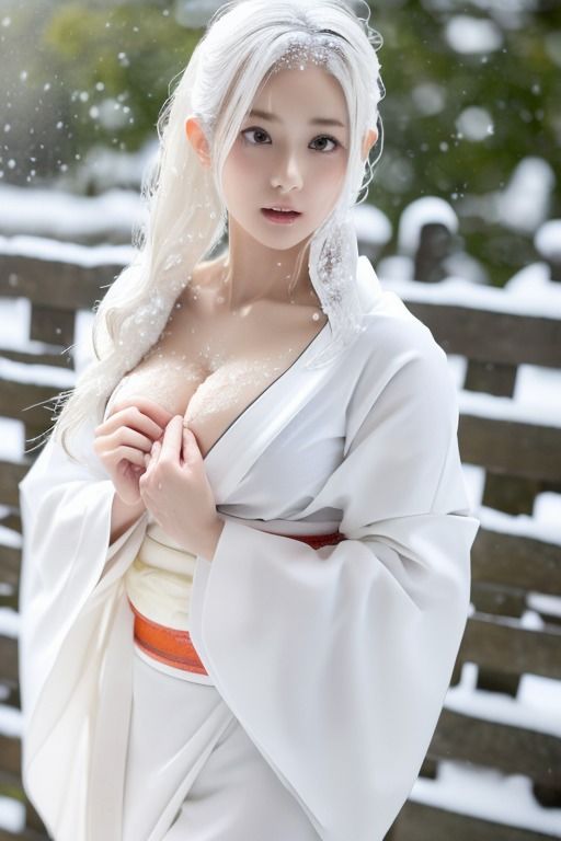 雪女達のグラビア AIグラビア写真集 サンプル4ページ目