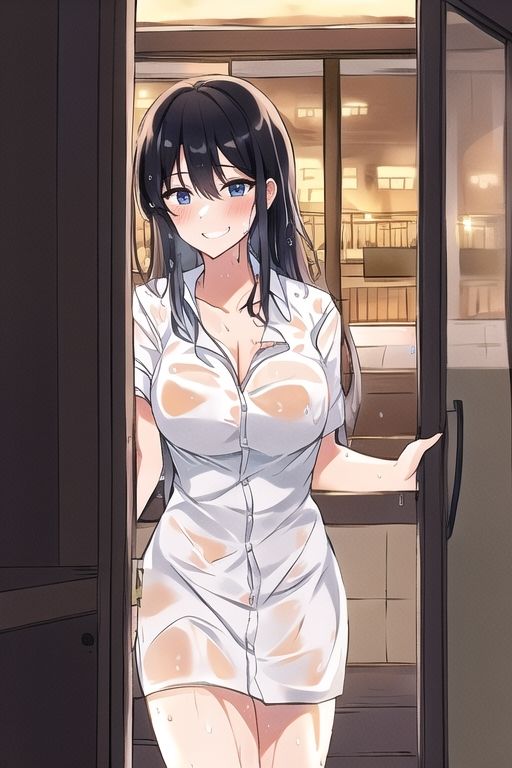 濡れフェチ びしょ濡れになった彼女たち サンプル2ページ目