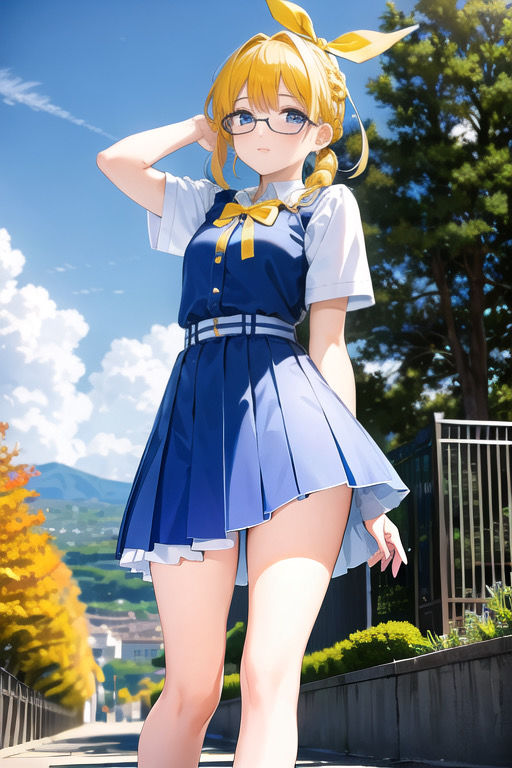 虹かけ誌 全国制服美少女グランプリ ウエストエリアファイナル イラスト集 サンプル7ページ目